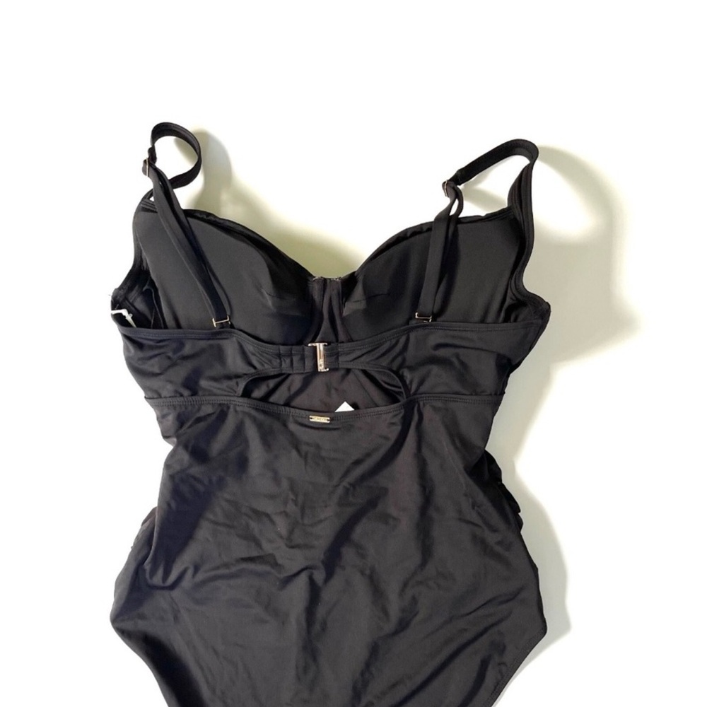 Anne Cole Classic Black One-Piece Swimsuit - Picture 5 of 7